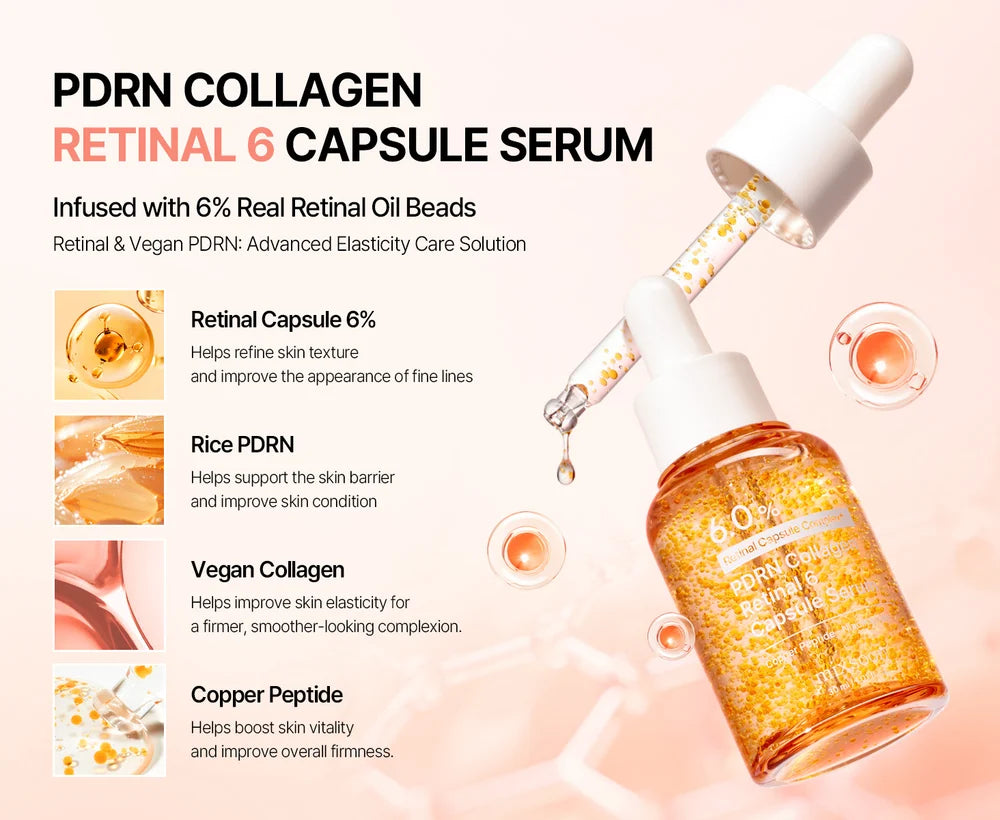 PDRN Collagen Retinal 6 Capsule Serum