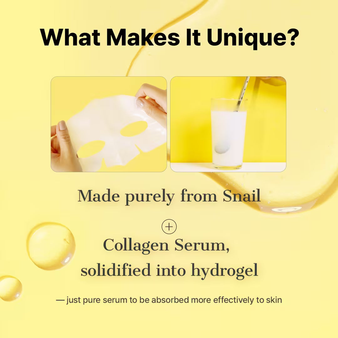 Advanced Snail Mucin Glass Glow Hydrogel Mask (3ea)