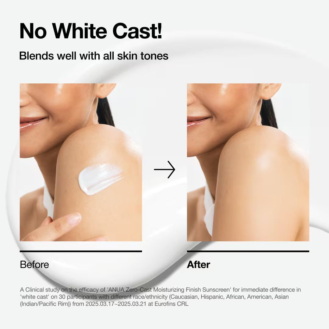 Zero Cast Moisturizing Finish Sunscreen