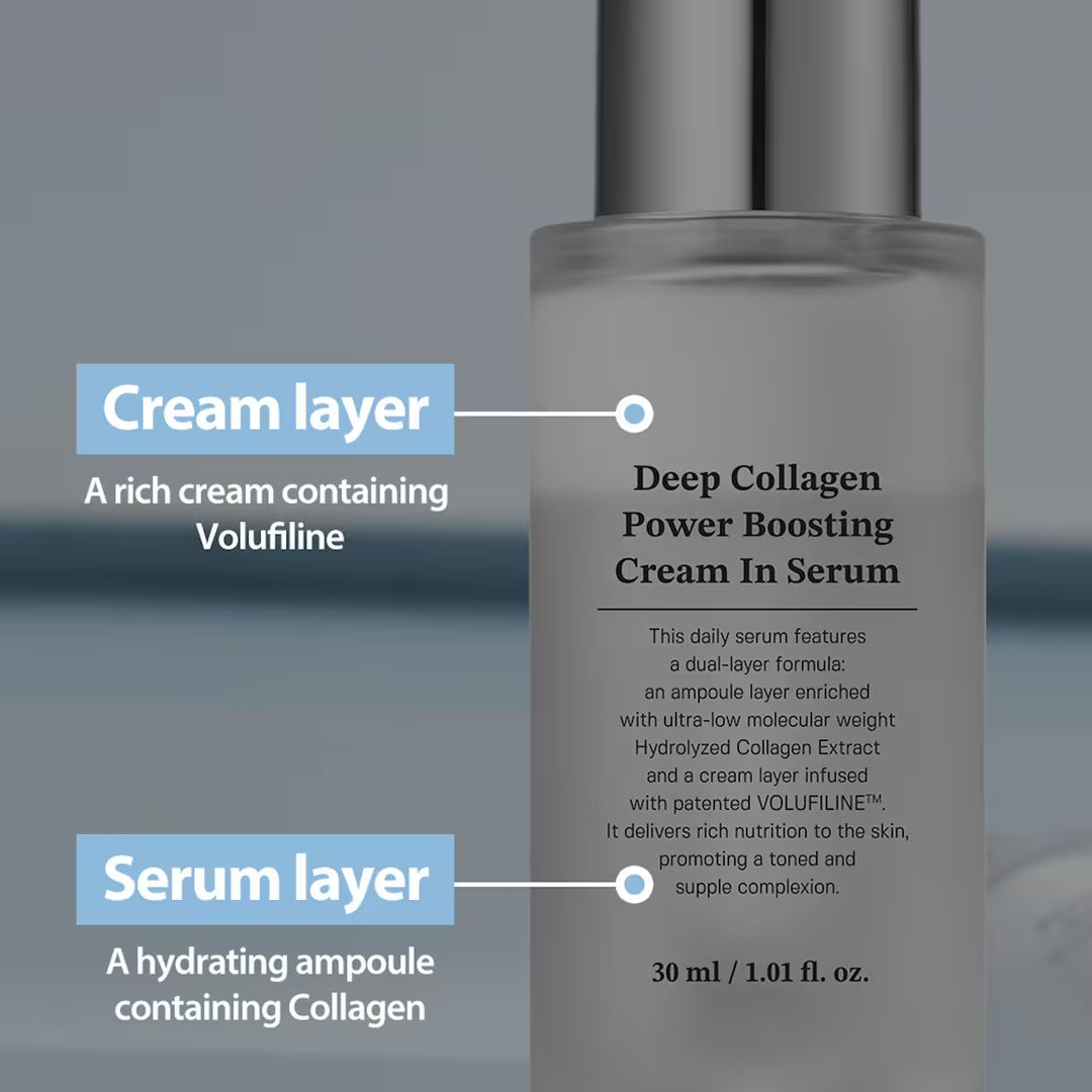 Deep Collagen Power Boosting Cream In Serum