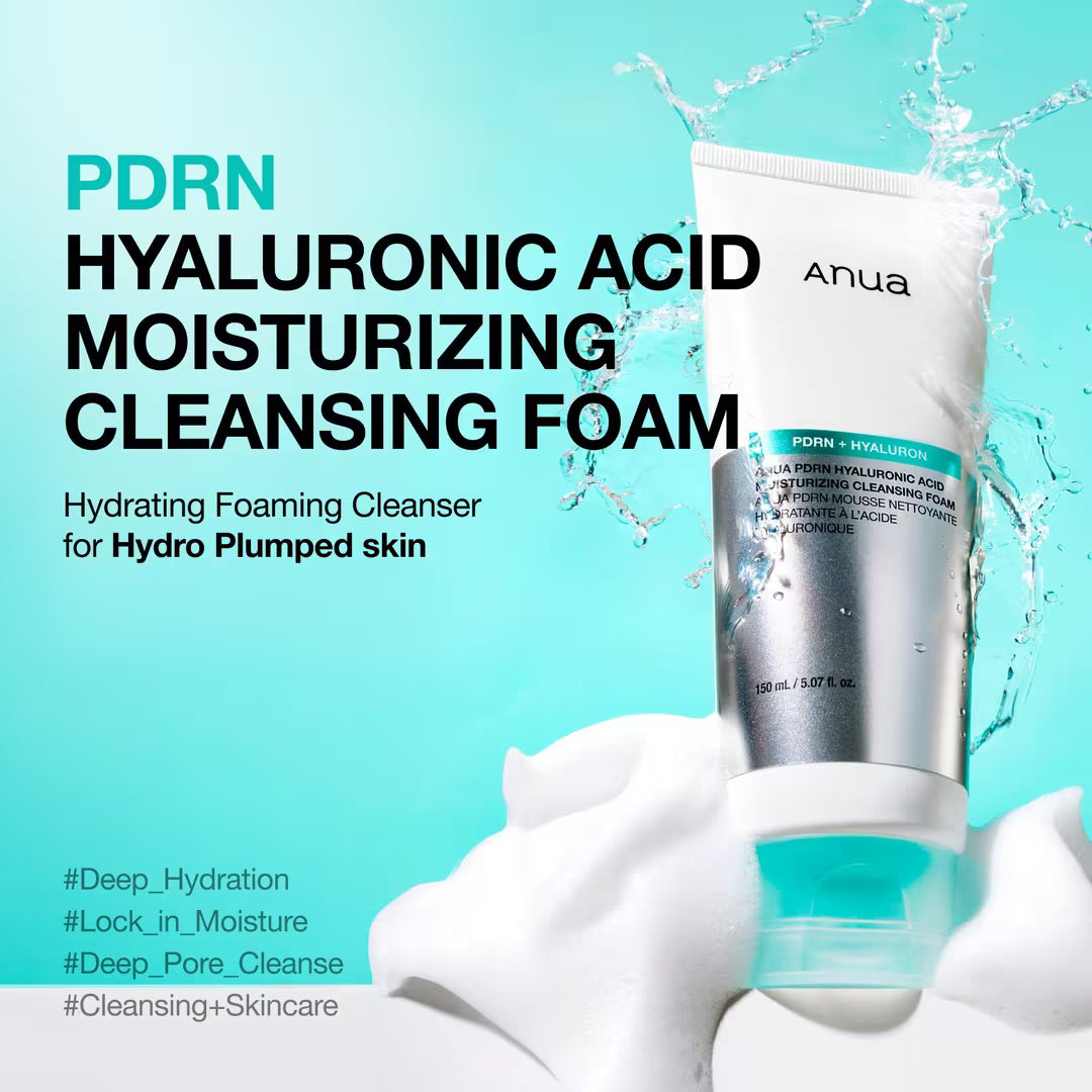 Pdrn Hyaluronic Acid Moisturizing Cleansing Foam