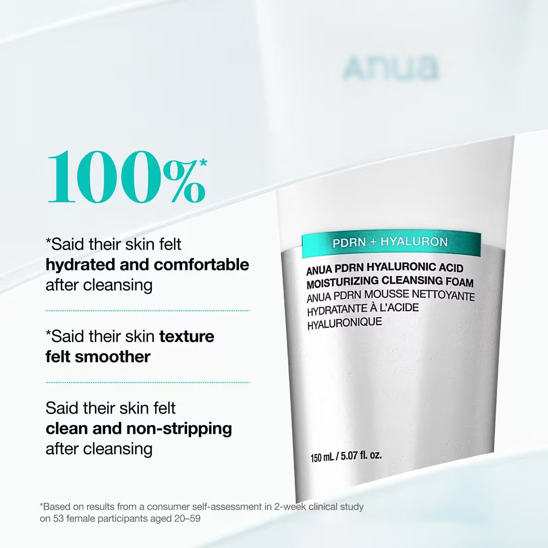 Pdrn Hyaluronic Acid Moisturizing Cleansing Foam