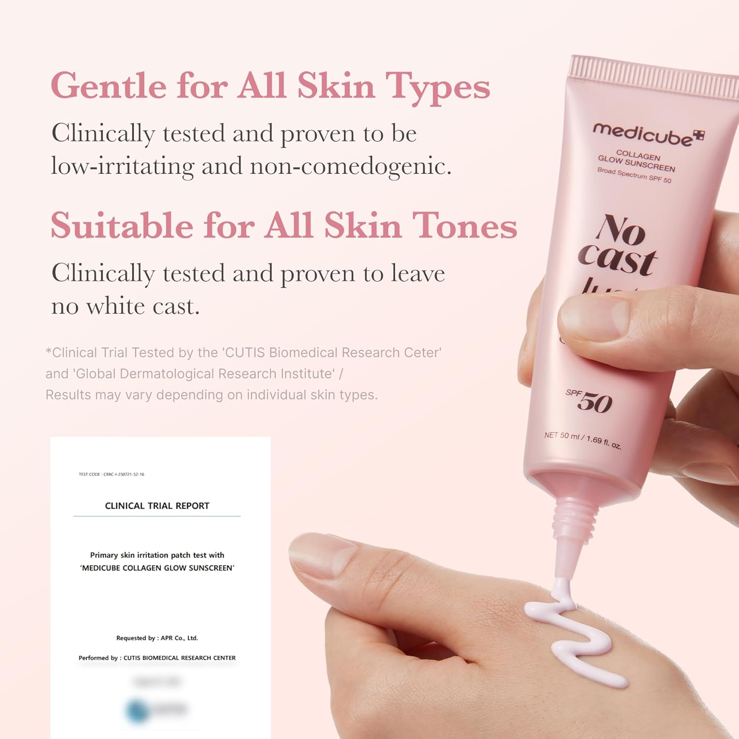 No Cast Just Glow Collagen Sunscreen SPF 50