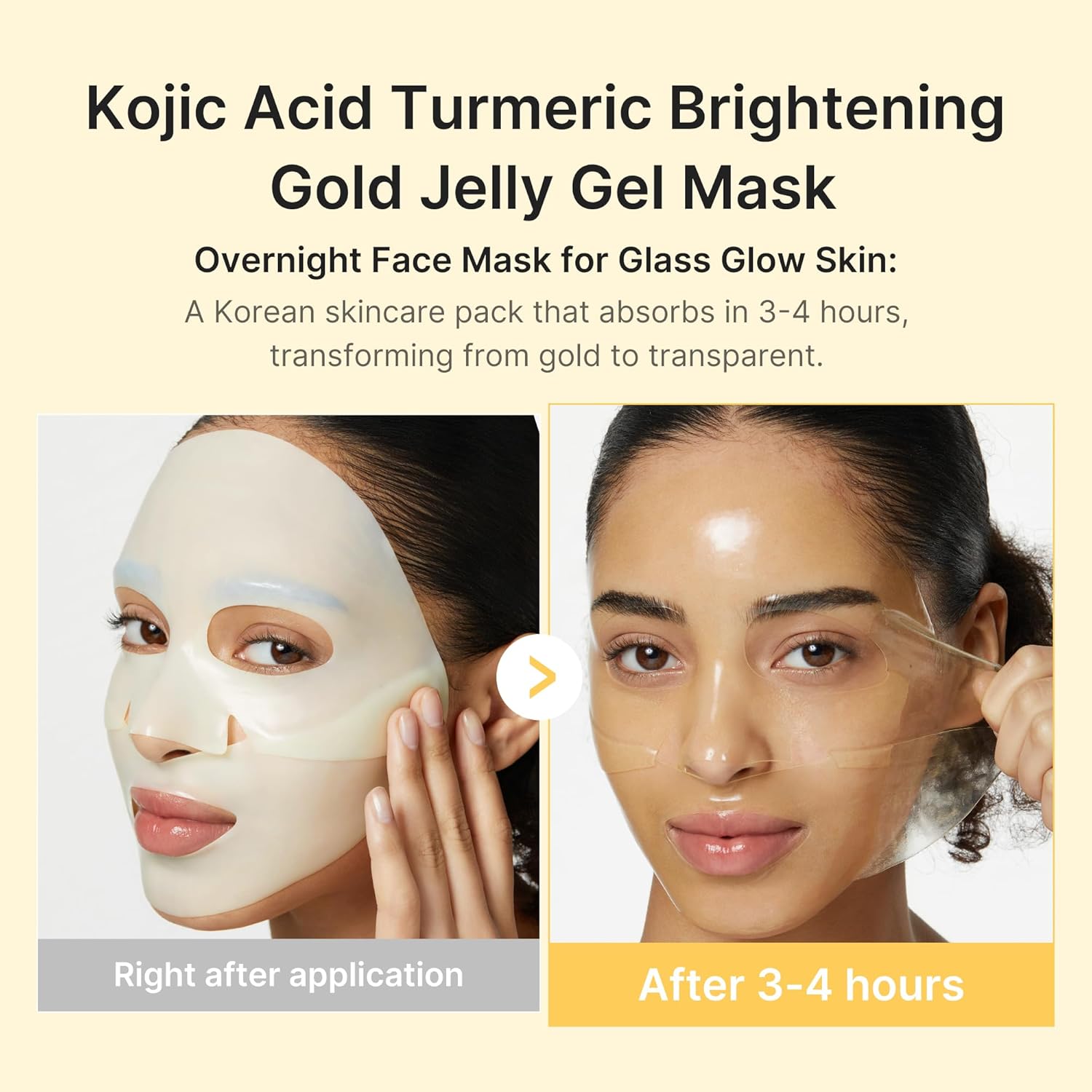 Kojic Acid Turmeric Brightening Gel Mask (4ea)