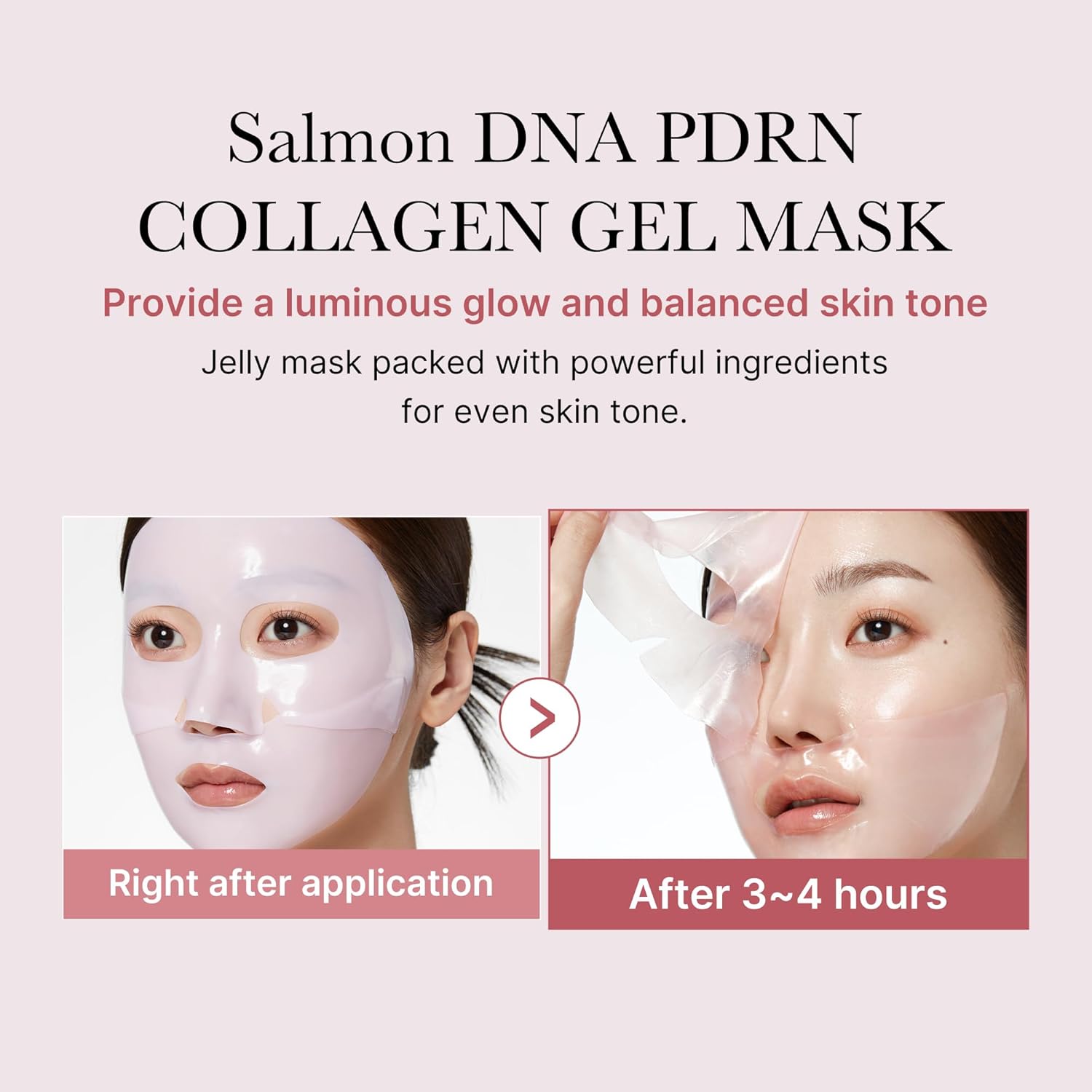 PDRN Pink Collagen Gel Mask (4ea)