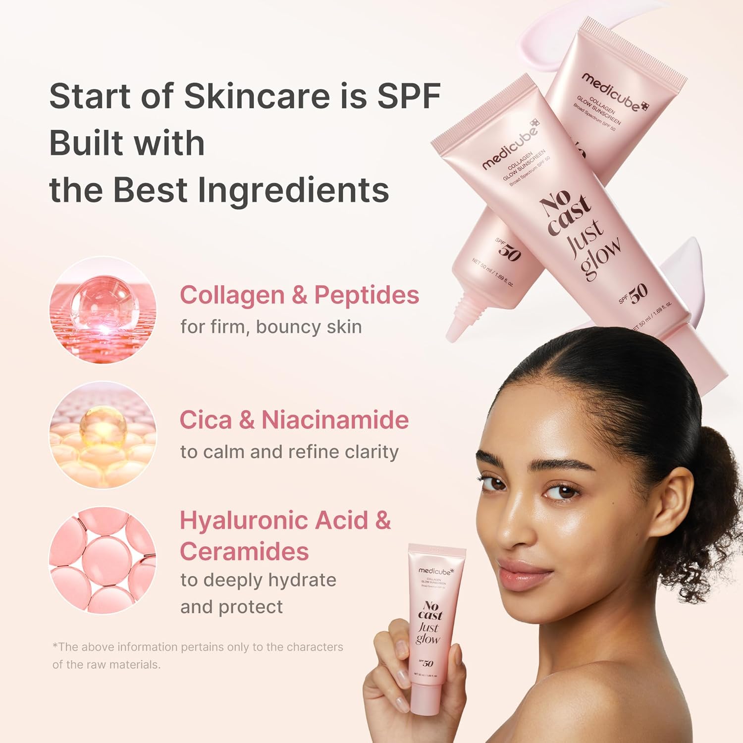 No Cast Just Glow Collagen Sunscreen SPF 50