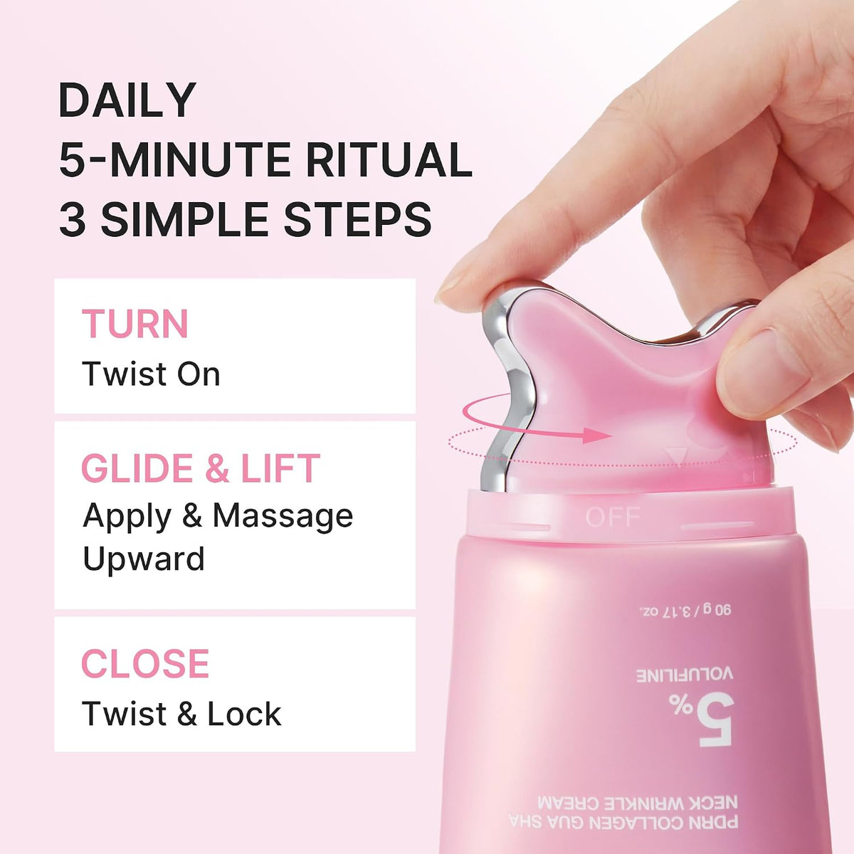 Pdrn Collagen Gua Sha Neck Wrinkle Cream