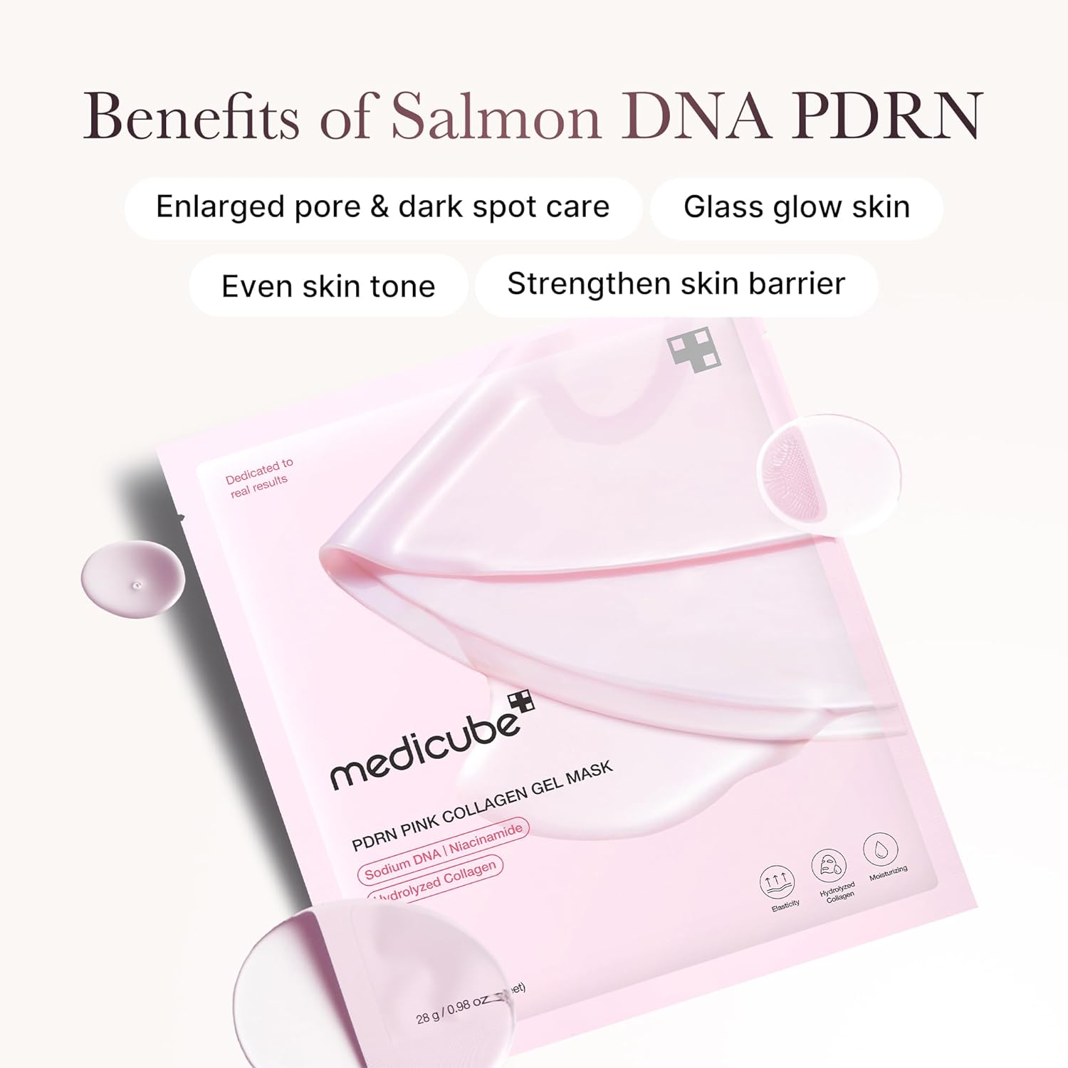 PDRN Pink Collagen Gel Mask (4ea)