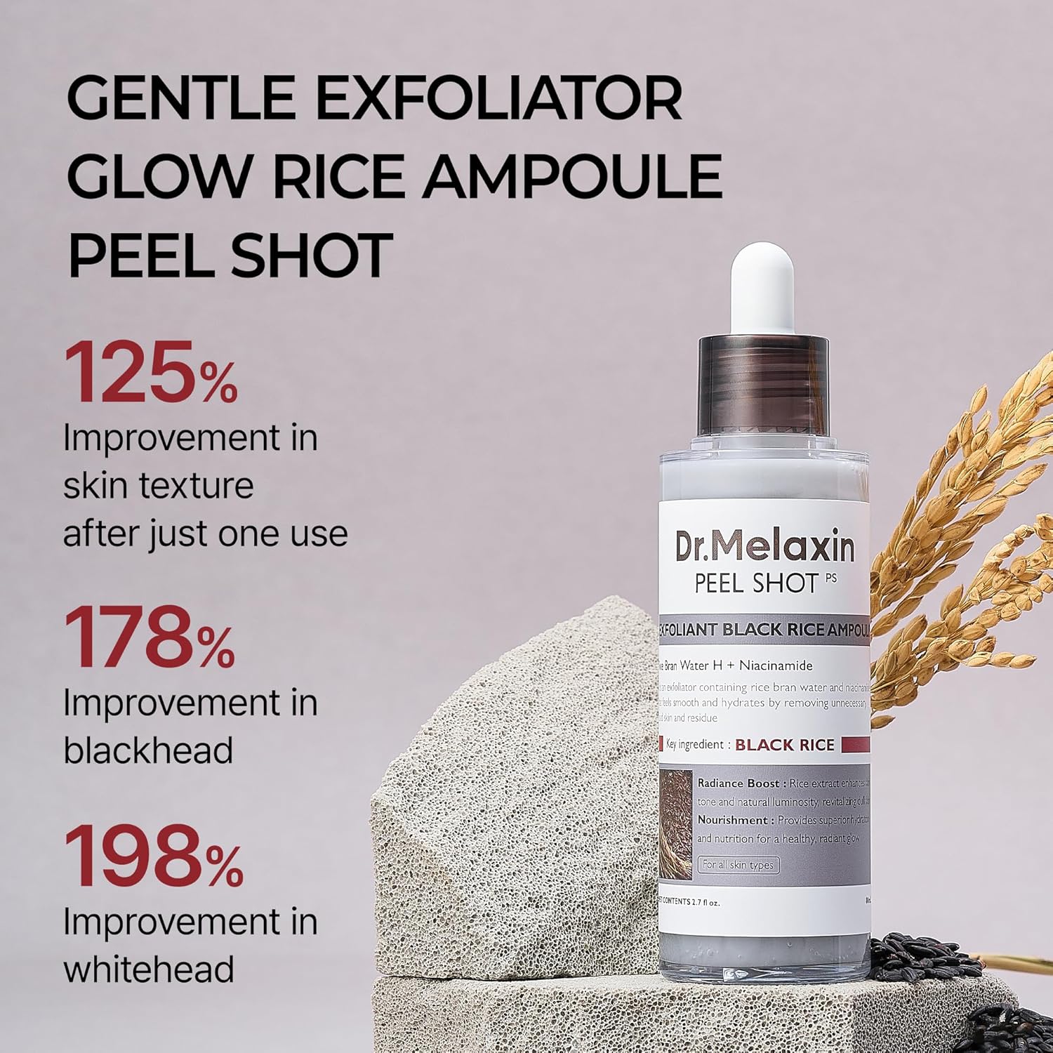 Peel Shot Exfoliating Black Rice Ampoule