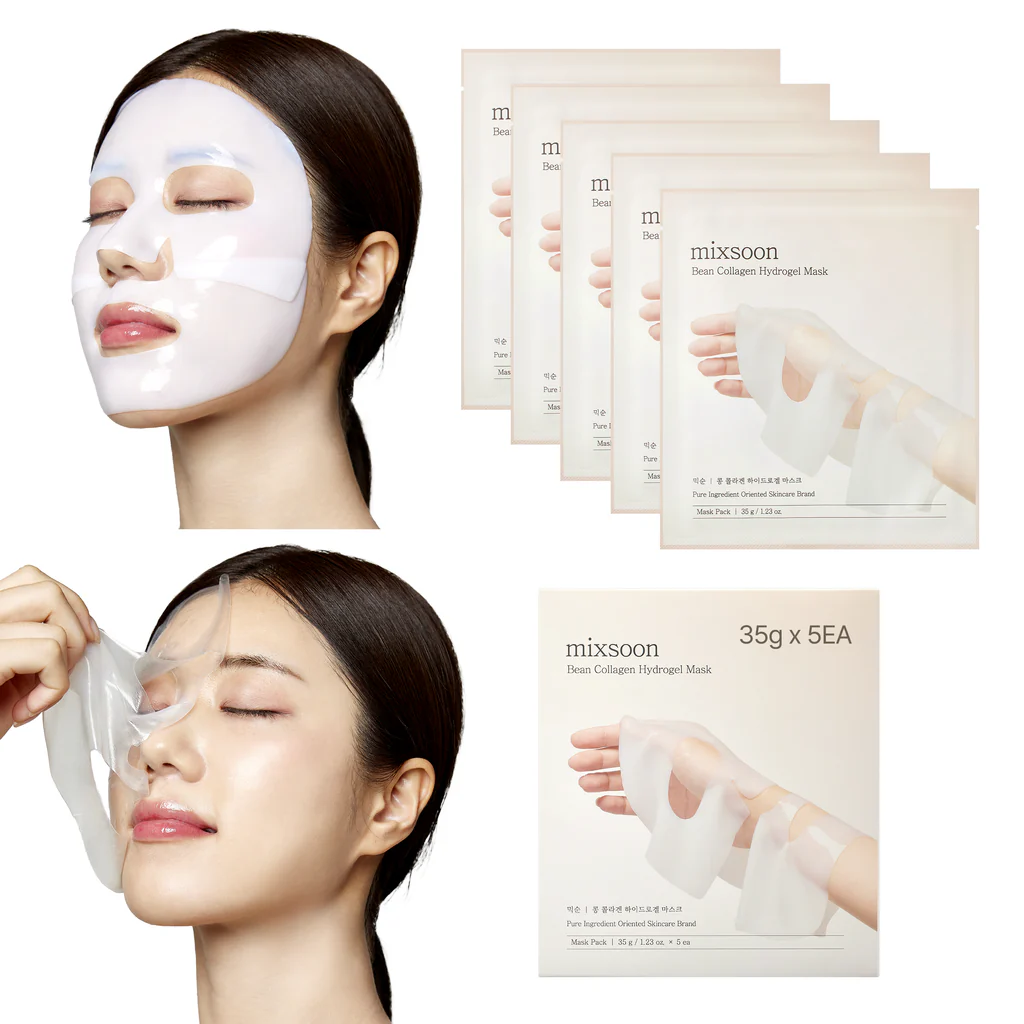 Bean Collagen Hydrogel Mask Pack (5ea)