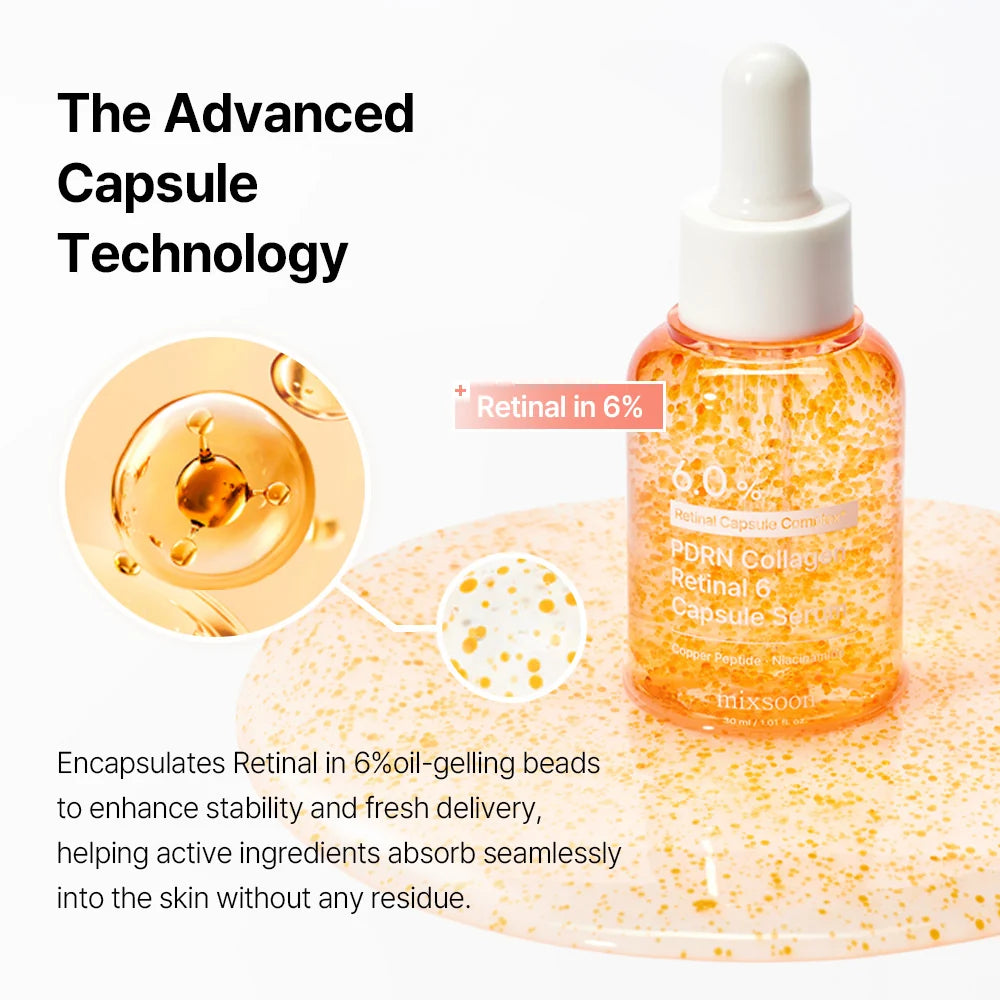 PDRN Collagen Retinal 6 Capsule Serum
